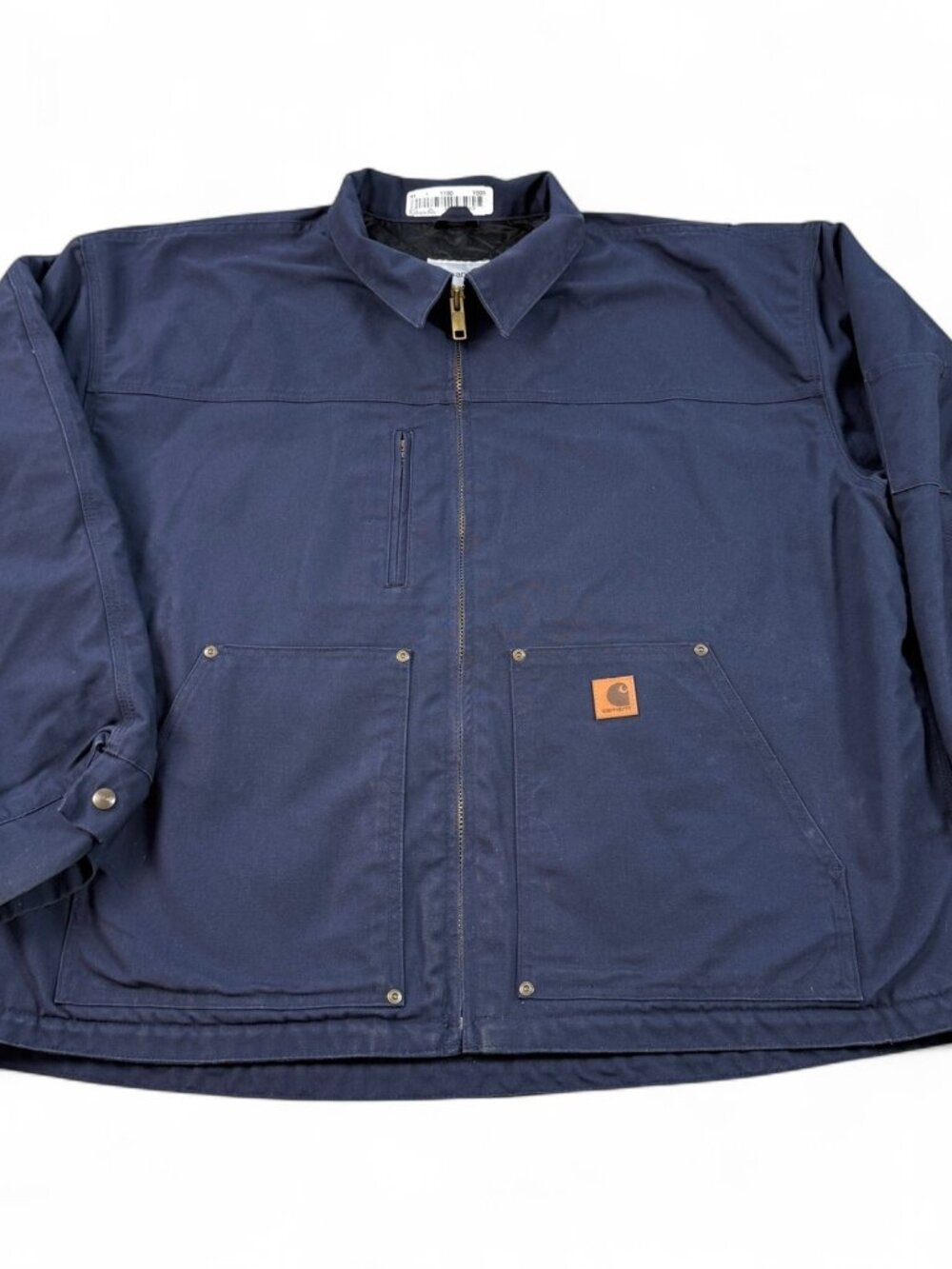 Carhartt Men's Tradesman Canvas Duck Jacket 3XL Blue Made in Mexico 378-20